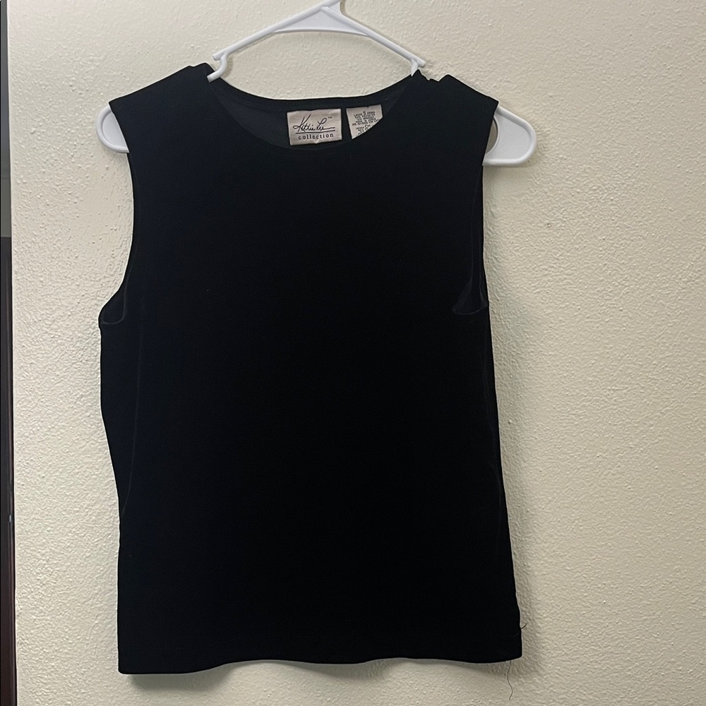 Anne Klein Classic Black Tank Top